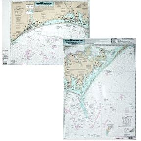 Captain Segull's Nautical Charts Off Coastal NC - (Cape Lookout)